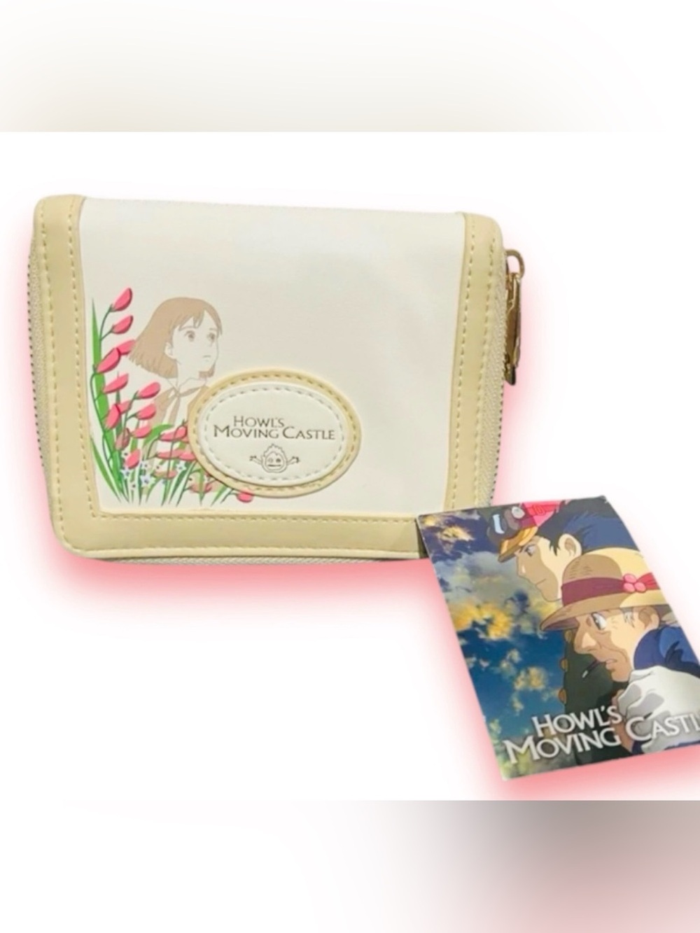 Studio Ghibli Howl’s Moving Castle Sophie & Howl Floral SmallWallet (Firm Price)